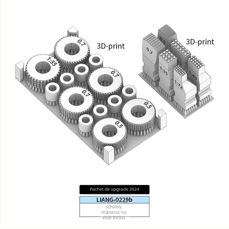 Fabricator armură anti-magnetică pentru modele de tancuri – include forme la scări diferite, model 0229