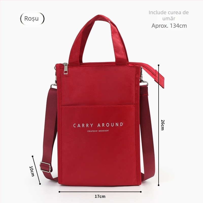 Geantă termoizolantă pentru prânz, stil japonez, model hgf, brand Funnymade, poliester