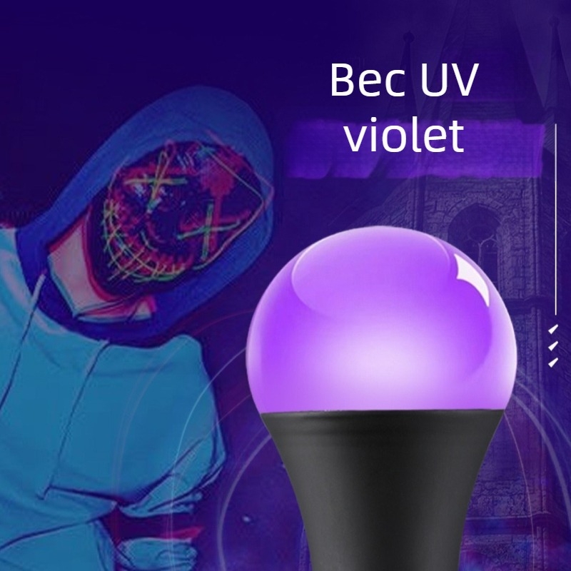 Lampa LED UV 10W 395nm, bază E27, 85-265V, 200lm, decorațiune de Halloween
