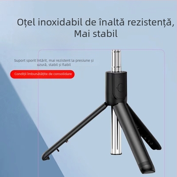 Y Series trepied selfie de călătorie - pliabil și extensibil, din oțel inoxidabil, telecomandă Bluetooth inclusă, suport pentru personalizare
