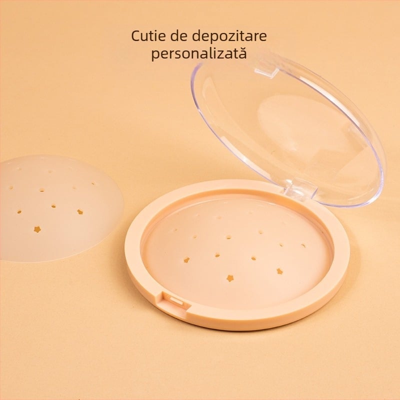 Bandă adezivă siliconică pentru sâni - respirabilă, invizibilă, ultra-subțire, formă rotundă, design sexy