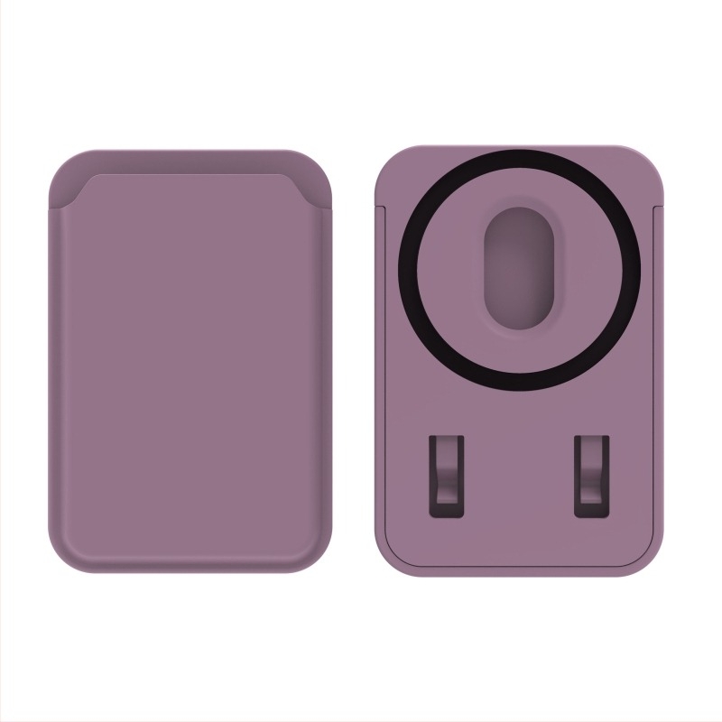 Holder de carduri magnetic pentru iPhone – MagSafe Universal, spate din PC hard, model universal