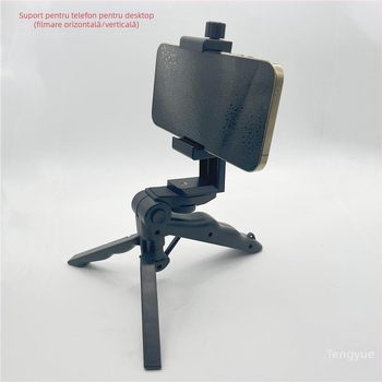 Trepied mini pentru cameră, de birou, stabilizator pentru mână și suport selfie