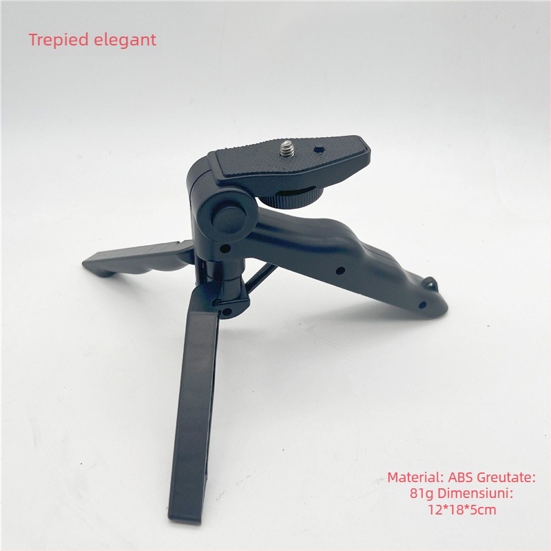 Trepied mini pentru cameră, de birou, stabilizator pentru mână și suport selfie
