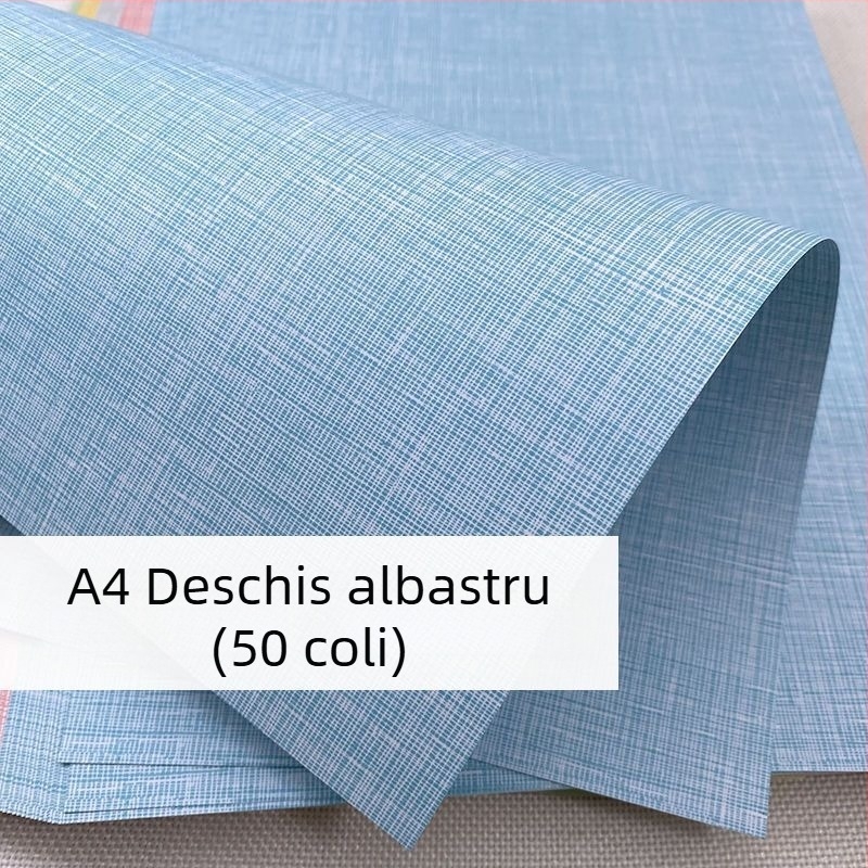 Hârtie pentru copertă cu textură din țesătură, 180 g/m², Hârtie de imprimare pentru coperi de carte