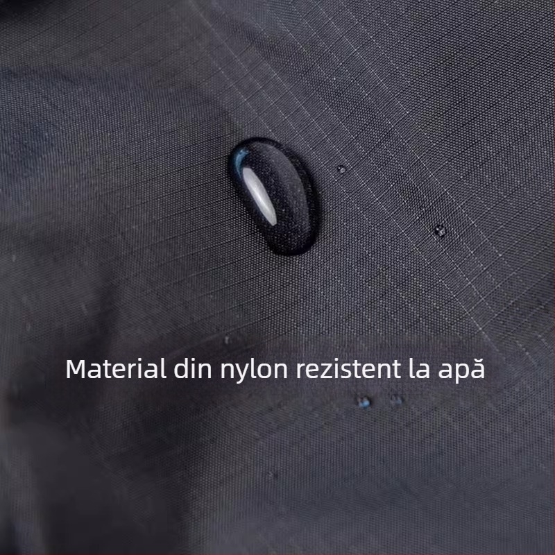 Geantă de toaletă – stil japonez, ultra-ușoară, nylon impermeabil, buzunar din plasă triunghiular, pentru drumeții în aer liber