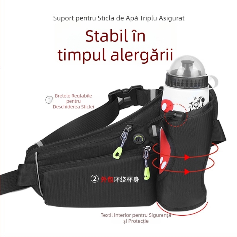Ambusher geantă talie pentru bicicletă – Nylon, Modelul 1252, Capacitate 2
