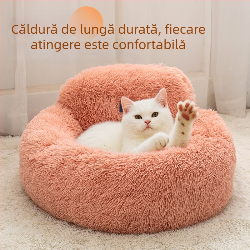 Cuib pentru pisici din material textil – Model 1A0137, cuib/cușcă pentru pisici