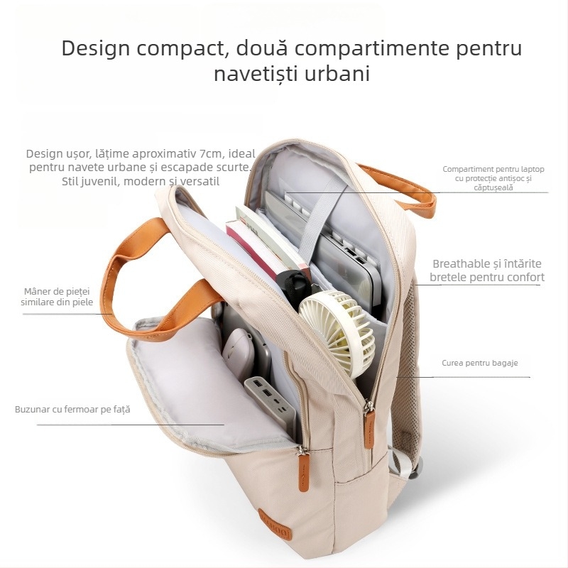 Geantă pentru laptop cu curea pe umăr, din nailon respirabil, căptușire poliester, protecție cu pernă de aer, compatibilă cu Lenovo, Apple, Dell