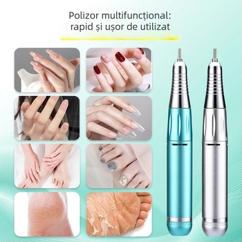 Freza de unghii cu afișaj, alimentare USB, 35000 rpm, DF101 model, Duofu