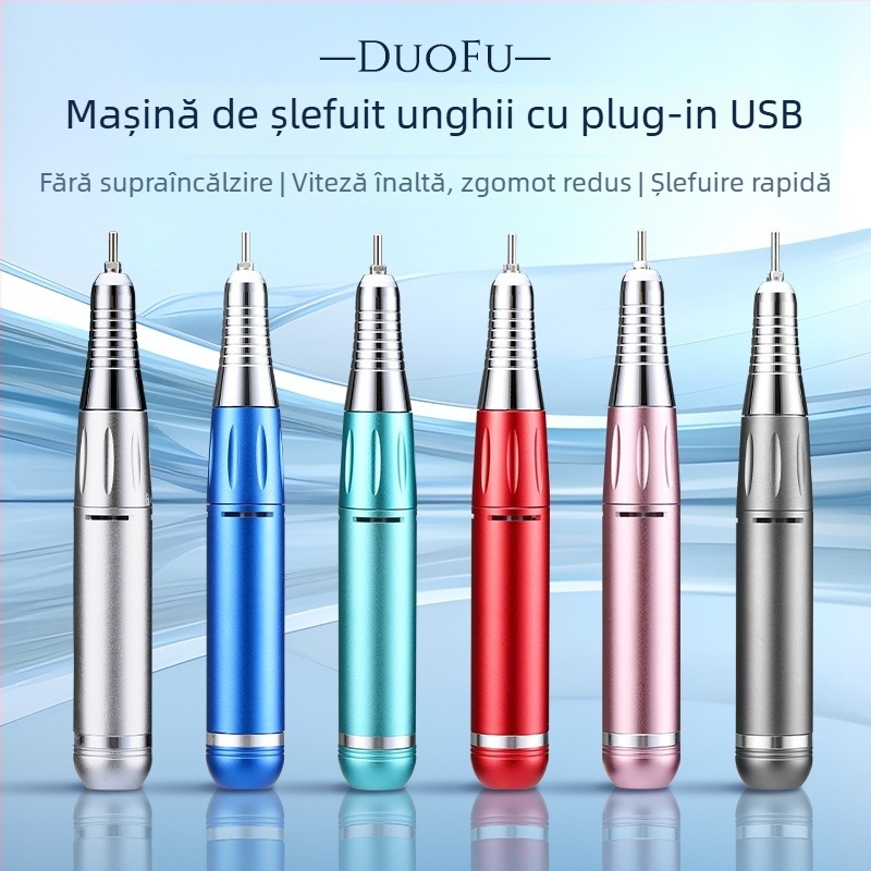 Freza de unghii cu afișaj, alimentare USB, 35000 rpm, DF101 model, Duofu