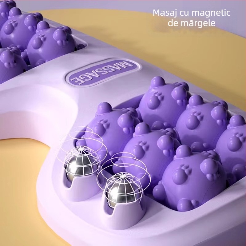 Padă de masaj pentru picioare cu role de masaj, masaj magnetic și control mecanic