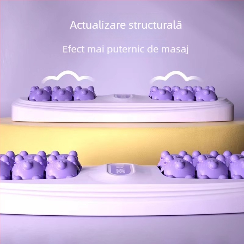 Padă de masaj pentru picioare cu role de masaj, masaj magnetic și control mecanic