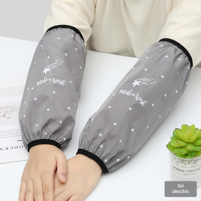 Manșon de bucătărie impermeabil (model solid, material tarpaulin, imprimare, adulți)