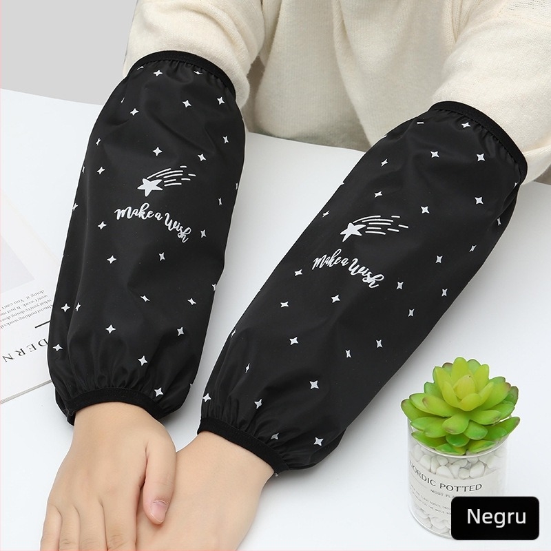 Manșon de bucătărie impermeabil (model solid, material tarpaulin, imprimare, adulți)