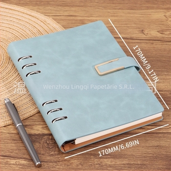 Notițe A5 cu foi detașabile, logo personalizat, stil minimalist, hârtie Daolin