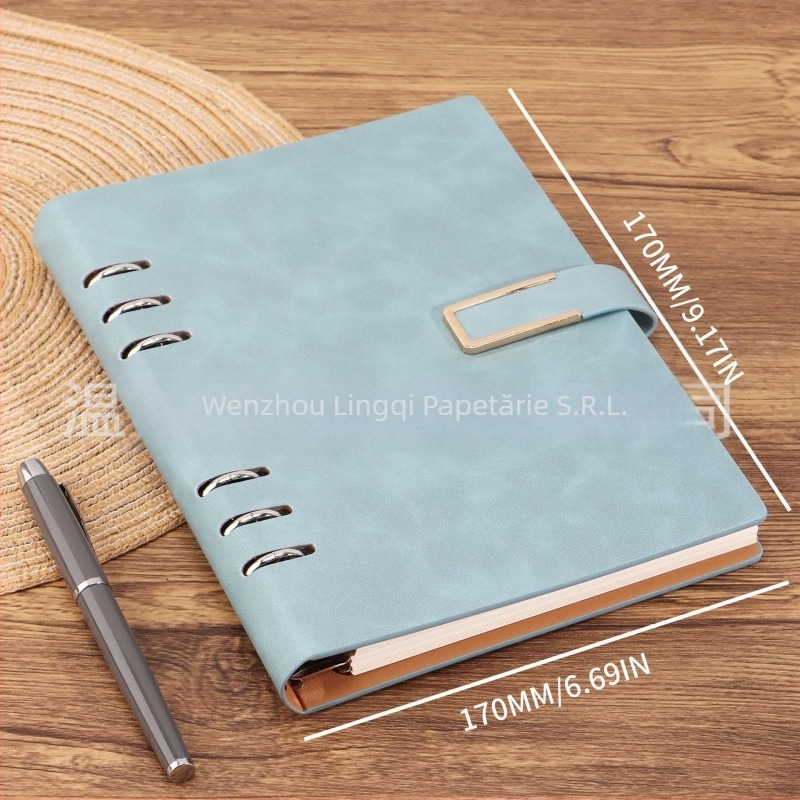 Notițe A5 cu foi detașabile, logo personalizat, stil minimalist, hârtie Daolin