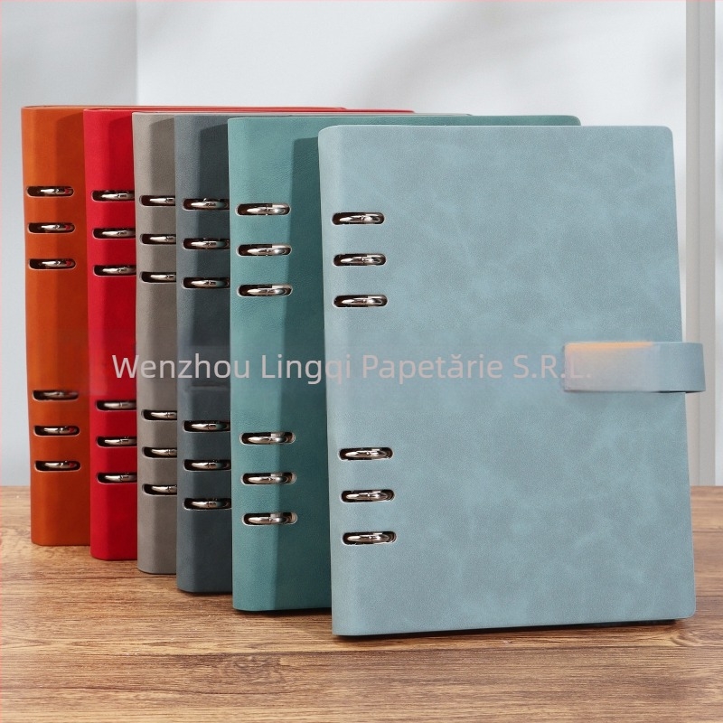 Notițe A5 cu foi detașabile, logo personalizat, stil minimalist, hârtie Daolin