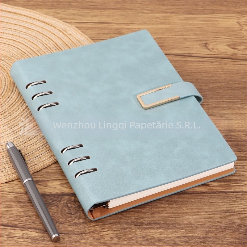 Notițe A5 cu foi detașabile, logo personalizat, stil minimalist, hârtie Daolin