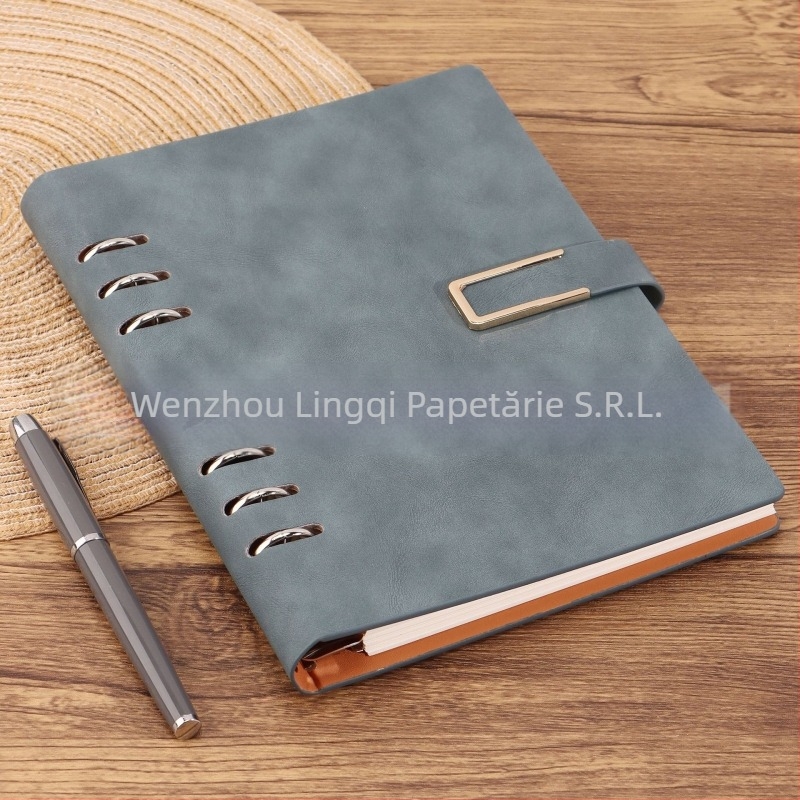 Notițe A5 cu foi detașabile, logo personalizat, stil minimalist, hârtie Daolin