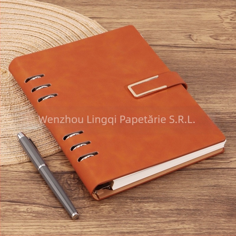 Notițe A5 cu foi detașabile, logo personalizat, stil minimalist, hârtie Daolin