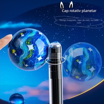 Serie Cartoon Pix Balpoint cu levitație magnetică – pix rotativ, neșters, corp din plastic