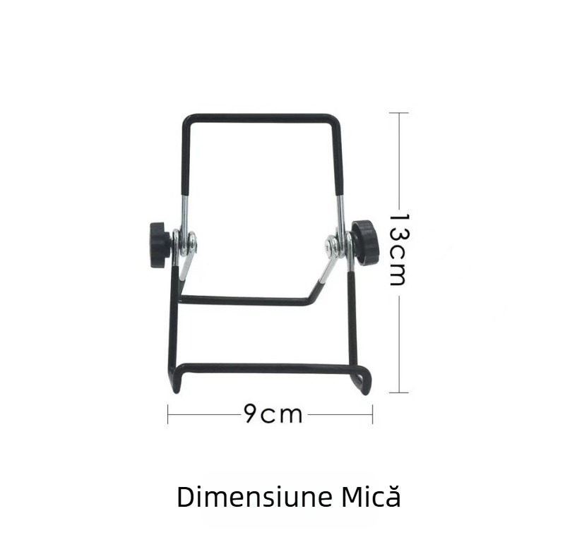 Suport metal pentru tabletă/telefon, de birou, pliabil, compatibil cu iPad, iPhone 1. generație, iPhone 3G/3GS și iPod Touch 4. generație