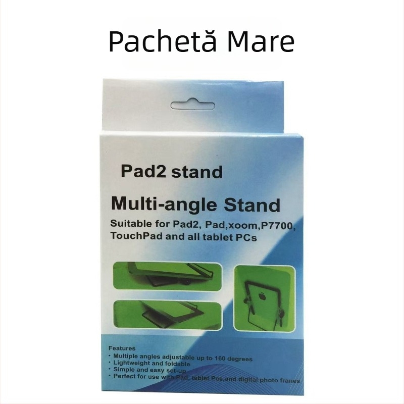 Suport metal pentru tabletă/telefon, de birou, pliabil, compatibil cu iPad, iPhone 1. generație, iPhone 3G/3GS și iPod Touch 4. generație