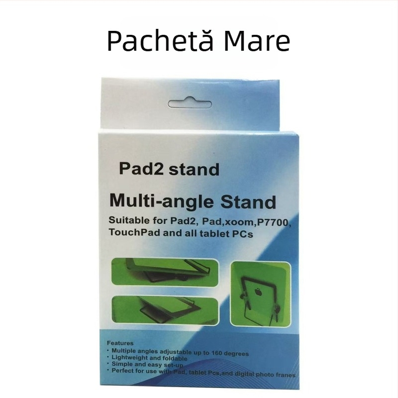 Suport metal pentru tabletă/telefon, de birou, pliabil, compatibil cu iPad, iPhone 1. generație, iPhone 3G/3GS și iPod Touch 4. generație