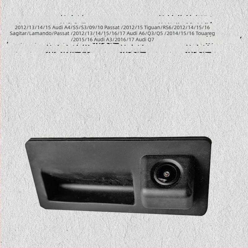 Cameră de recul pentru mânerul ușii mașinii, 12V, unghi reglabil 170°, rezoluție 720x576, semnal AV, imagine în oglindă