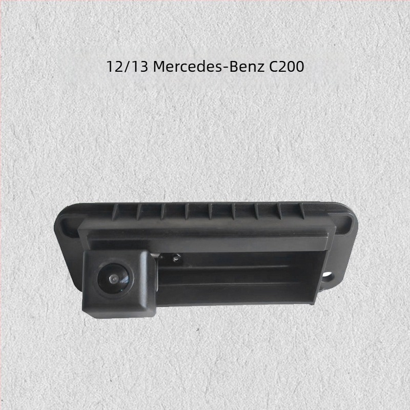 Cameră de recul pentru mânerul ușii mașinii, 12V, unghi reglabil 170°, rezoluție 720x576, semnal AV, imagine în oglindă