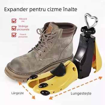 Extensor de pantofi High-Low — universal, unisex; model: High-Low Shoe Stretcher; potrivit pentru sport, piele, bocanci, casual și încălțăminte caldă; număr produs: High-Top Shoes; stil: Extensor de pantofi, Casual zilnic; sezon: Vară, Toamnă, Iarnă, Primă