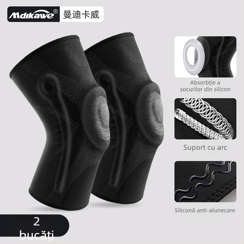 Genunchiere sportive termice din spumă, pentru alergare și sărit cu coarda