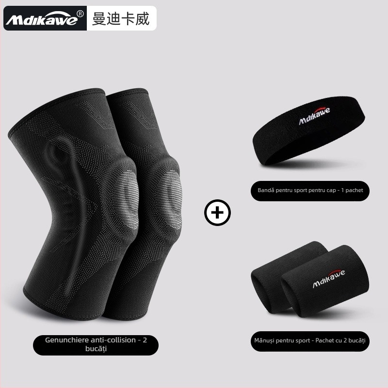 Genunchiere sportive termice din spumă, pentru alergare și sărit cu coarda