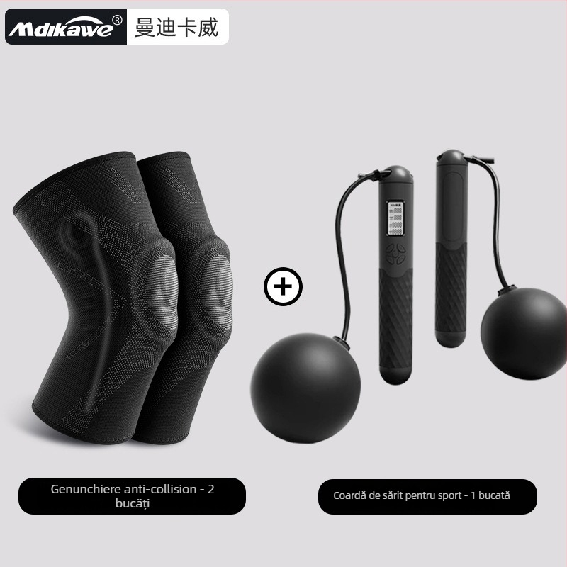 Genunchiere sportive termice din spumă, pentru alergare și sărit cu coarda