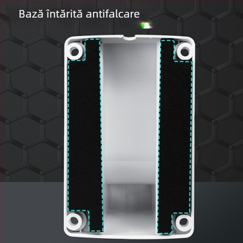 Suport interior pentru cameră cu dom, cu cutie de cabluri încorporată, din plastic