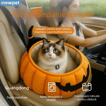 Cuib pentru animale de companie pisici si caini – cald, stil patru anotimpuri, pernă groasă (Material: Textil; Categorie: Cuib pentru animale de companie; Destinat: Pisici; Brand: New Pet)