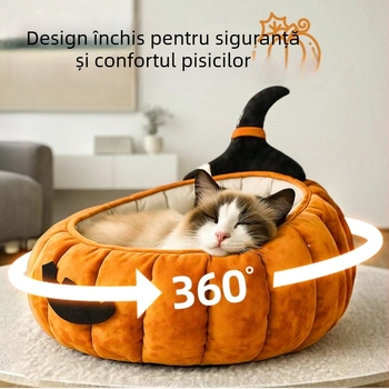 Cuib pentru animale de companie pisici si caini – cald, stil patru anotimpuri, pernă groasă (Material: Textil; Categorie: Cuib pentru animale de companie; Destinat: Pisici; Brand: New Pet)