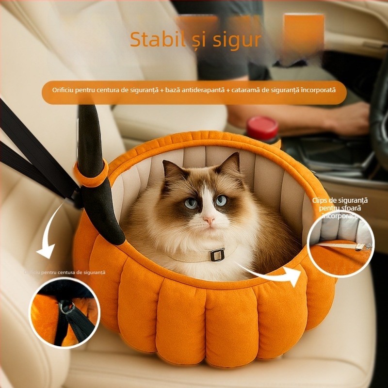 Cuib pentru animale de companie pisici si caini – cald, stil patru anotimpuri, pernă groasă (Material: Textil; Categorie: Cuib pentru animale de companie; Destinat: Pisici; Brand: New Pet)