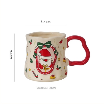 Cană ceramică cu design minimalist modern, rezistentă la căldură, formă rotundă, imprimare de logo personalizat.