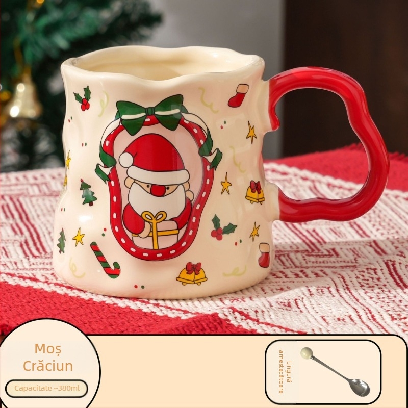 Cană ceramică cu design minimalist modern, rezistentă la căldură, formă rotundă, imprimare de logo personalizat.