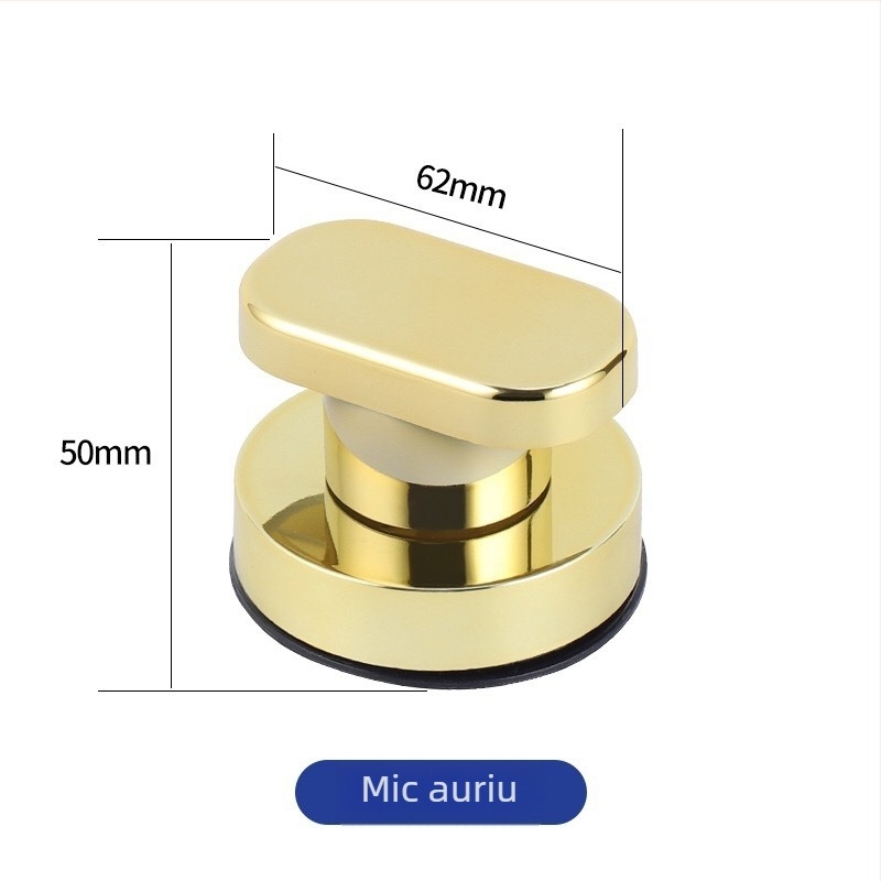 Mâner pentru ușă de sticlă cu ventuză, fără găuri, model 020, plastic, stil modern minimalist