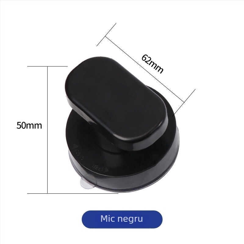 Mâner pentru ușă de sticlă cu ventuză, fără găuri, model 020, plastic, stil modern minimalist