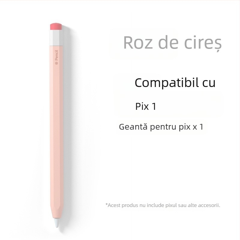 Husă din silicon pentru Apple Pencil (Gen 1 și Gen 2) - anti-derulare, rezistentă la căderi, anti-alunecare