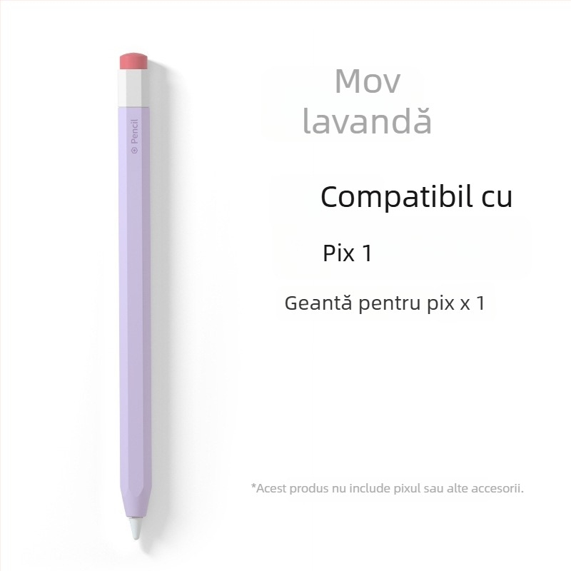 Husă din silicon pentru Apple Pencil (Gen 1 și Gen 2) - anti-derulare, rezistentă la căderi, anti-alunecare