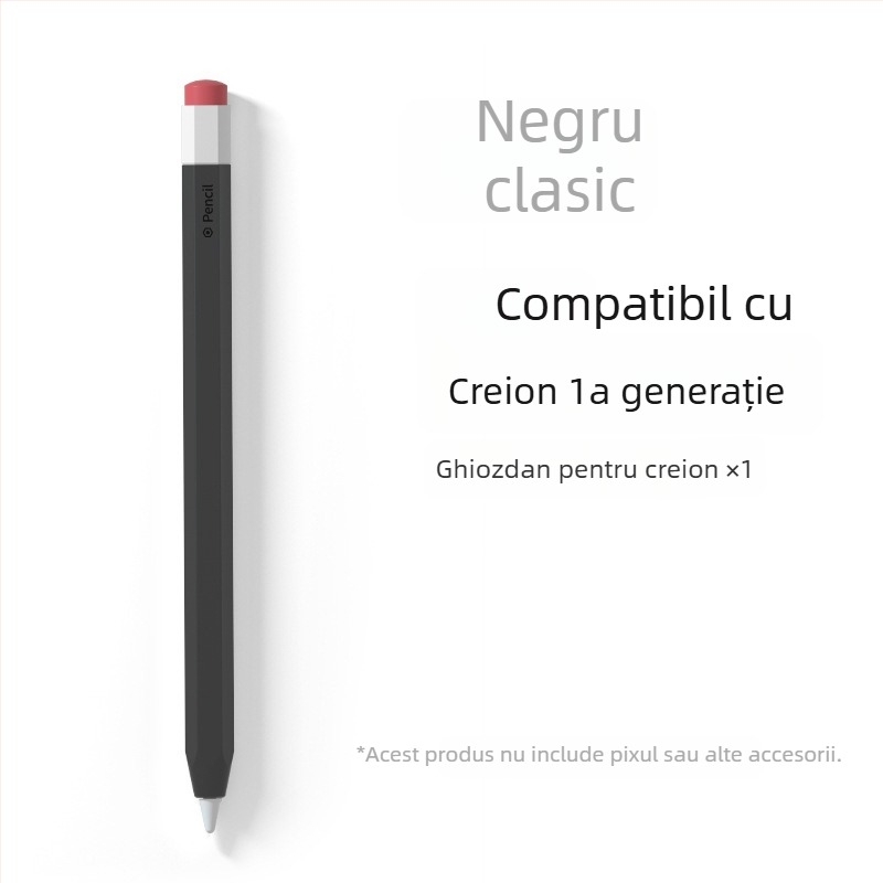 Husă din silicon pentru Apple Pencil (Gen 1 și Gen 2) - anti-derulare, rezistentă la căderi, anti-alunecare
