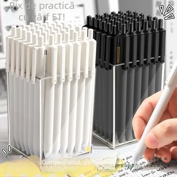 Pix gel de tip cilindru retractabil, uscare rapidă, pentru examene, corp din plastic, seria Marvel