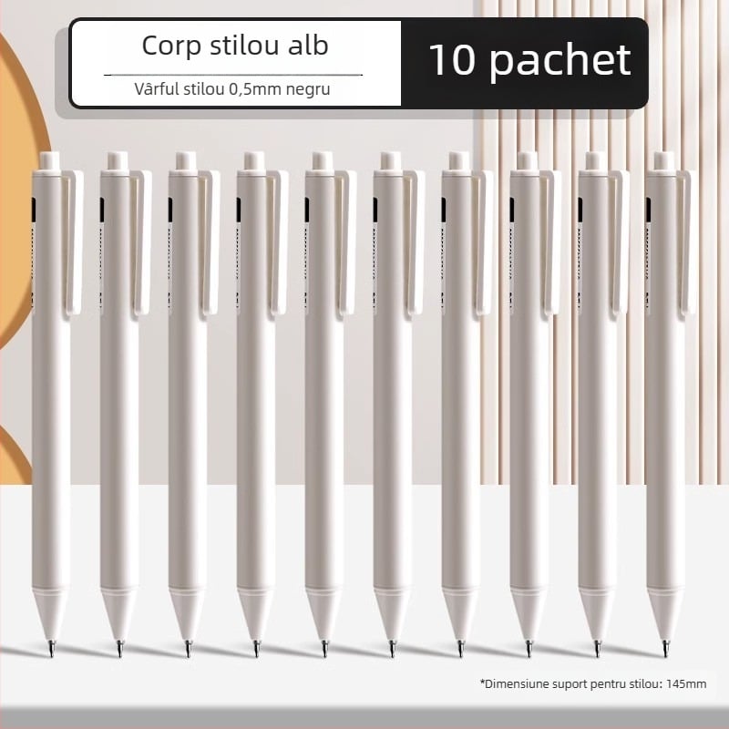 Pix gel de tip cilindru retractabil, uscare rapidă, pentru examene, corp din plastic, seria Marvel