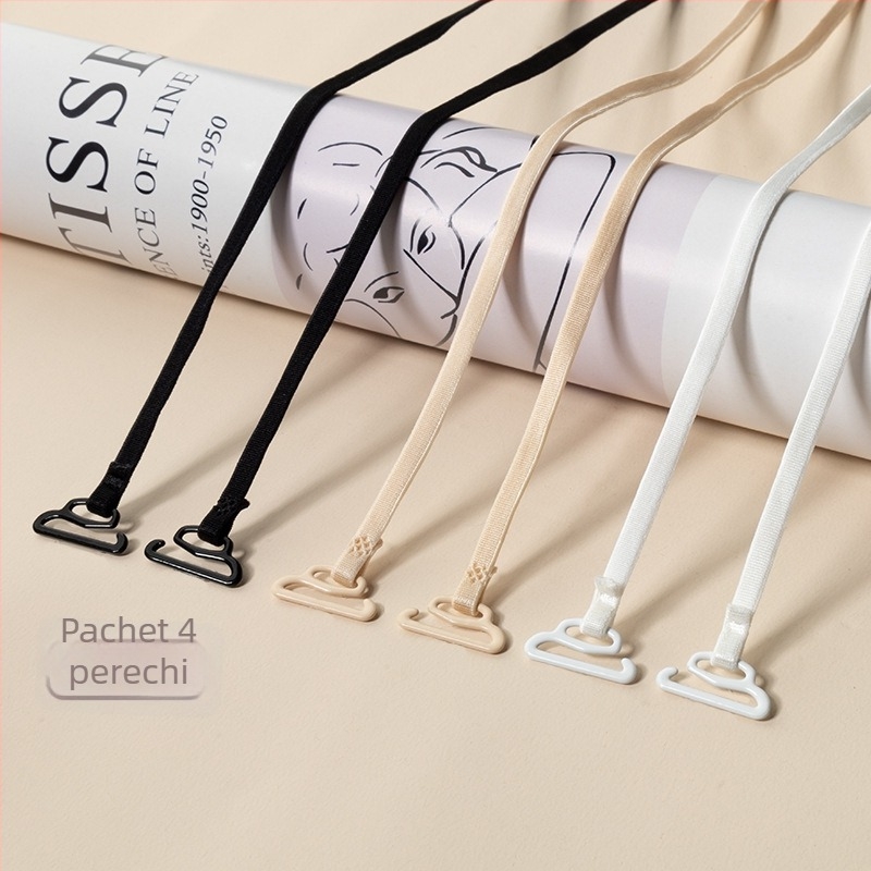 Bretele Sutien Înlocuire – Subțiri, Vizibile pe spate, Cârlig mic, pentru top de tip tub/rochie (Material: Altul; Marcă: Altă; Cod produs: Tlzn%j # Fgfgu+u+j # Lo%hj #; Origine: Altă)