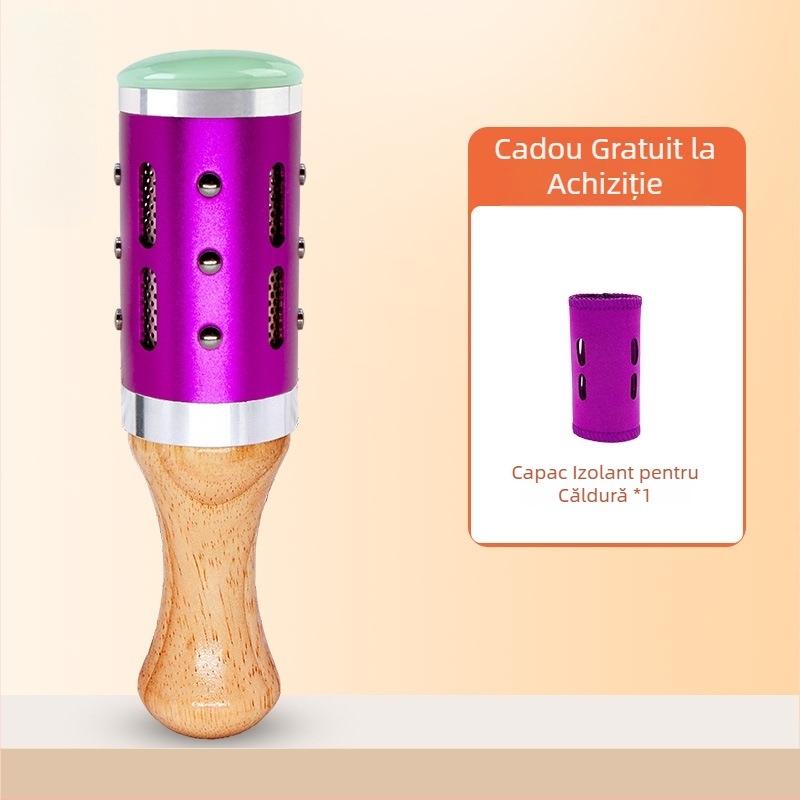 Bețișor de masaj / cioc masaj – dispozitiv portabil din jad+metal+lemn, Yu xi tang, 300 g, pentru fitness și frumusețe